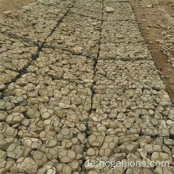 Graues PVC beschichteter heftiger hexagonaler Gabion -Netz